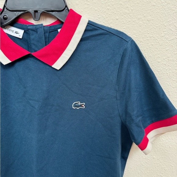 Lacoste LIVE! Contrast finished stretch Tennis Dress size 36 - Picture 2 of 5